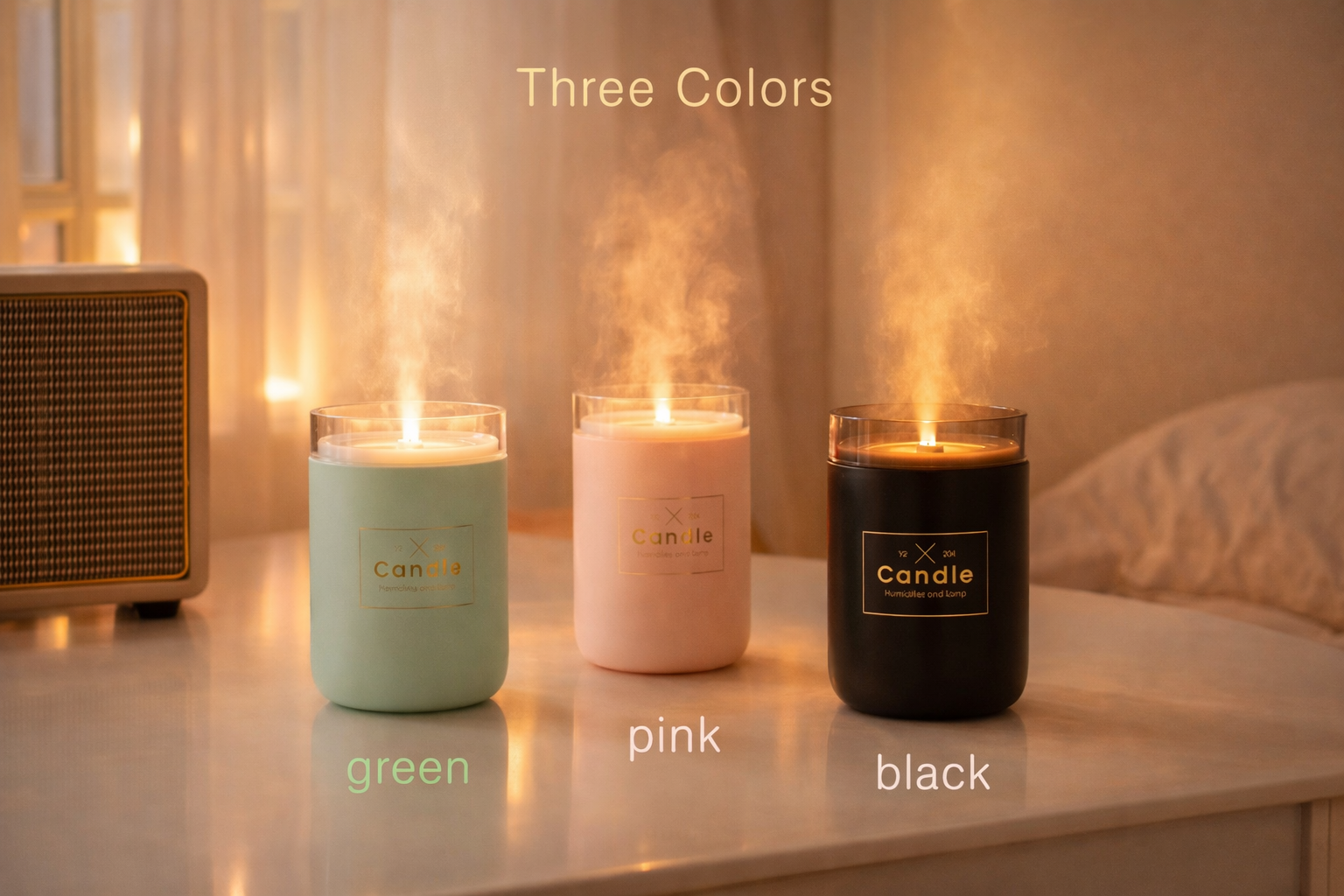 The Glow of Wellness: The Candlelight Mist Diffuser 🕯️✨