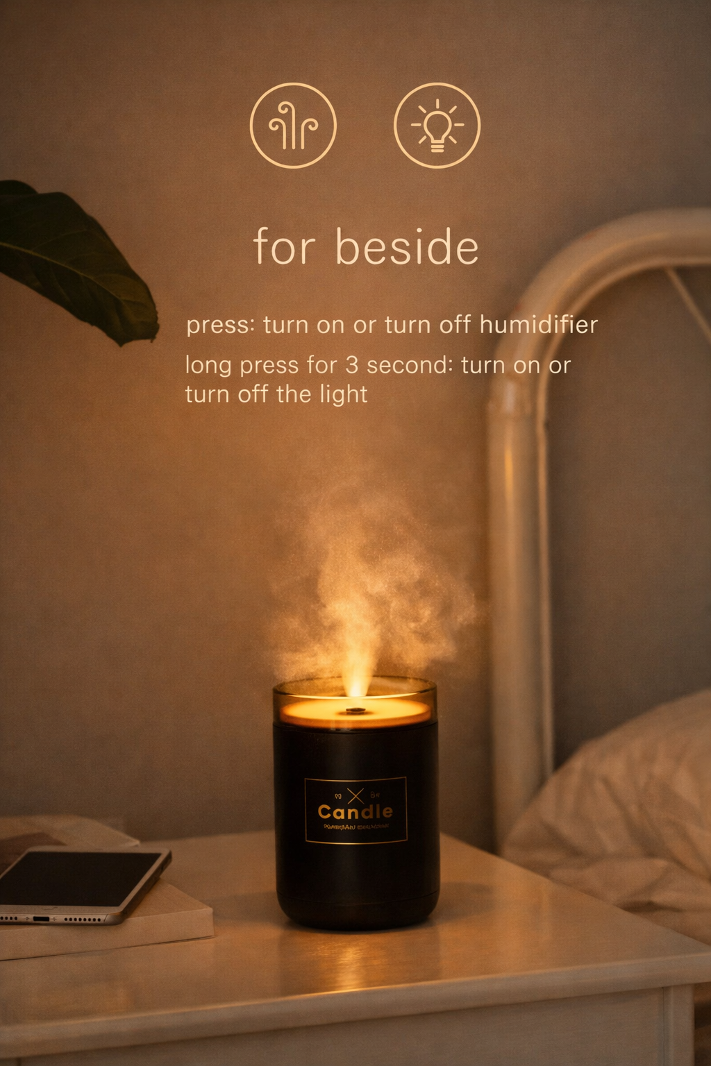 The Glow of Wellness: The Candlelight Mist Diffuser 🕯️✨